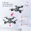 RC Drone 8K HD Dual Camera WIFI FPV Foldable Quadcopter 3 Batteries 9