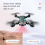 RC Drone 8K HD Dual Camera WIFI FPV Foldable Quadcopter 3 Batteries 10