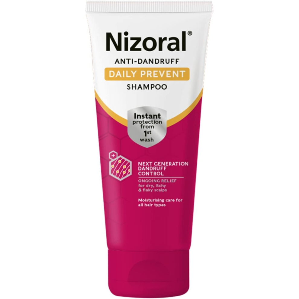Nizoral Daily Prevent Shampoo 200ml, Stops dandruff returning from the 1st wash, 24 hour itch relief, moisturising care for all hair types