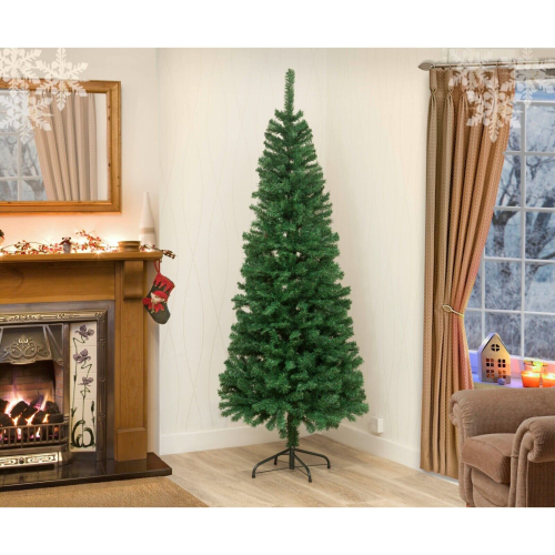 Garden Store Direct (7FT) Garden Store Direct Slim Green Spruce Christmas Tree 4ft - 8ft 2