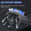 Rotary Hammer Drill 1080W 3 Function in 1 Adjustable Soft Grip Handle Include 3 Drill Bits Point and Flat Chisel with Case 6