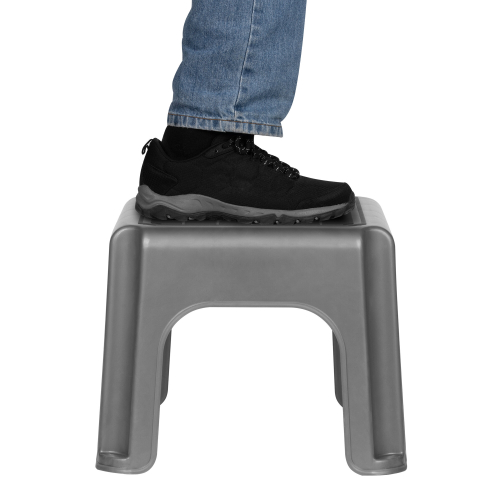 (Silver) 120KG STEP STOOL Heavy Duty - Home & Caravan Stepping Stool 1