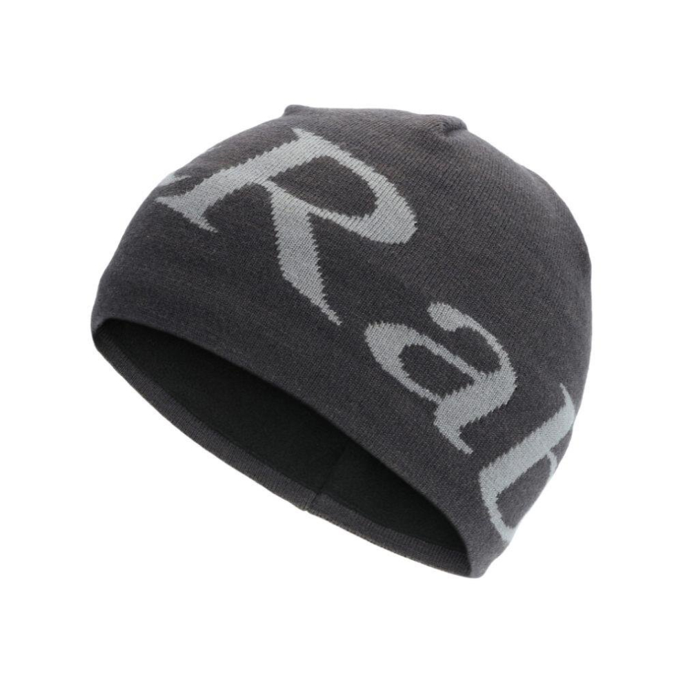 Rab Logo Beanie Hat (Anthracite/Granite) Grey