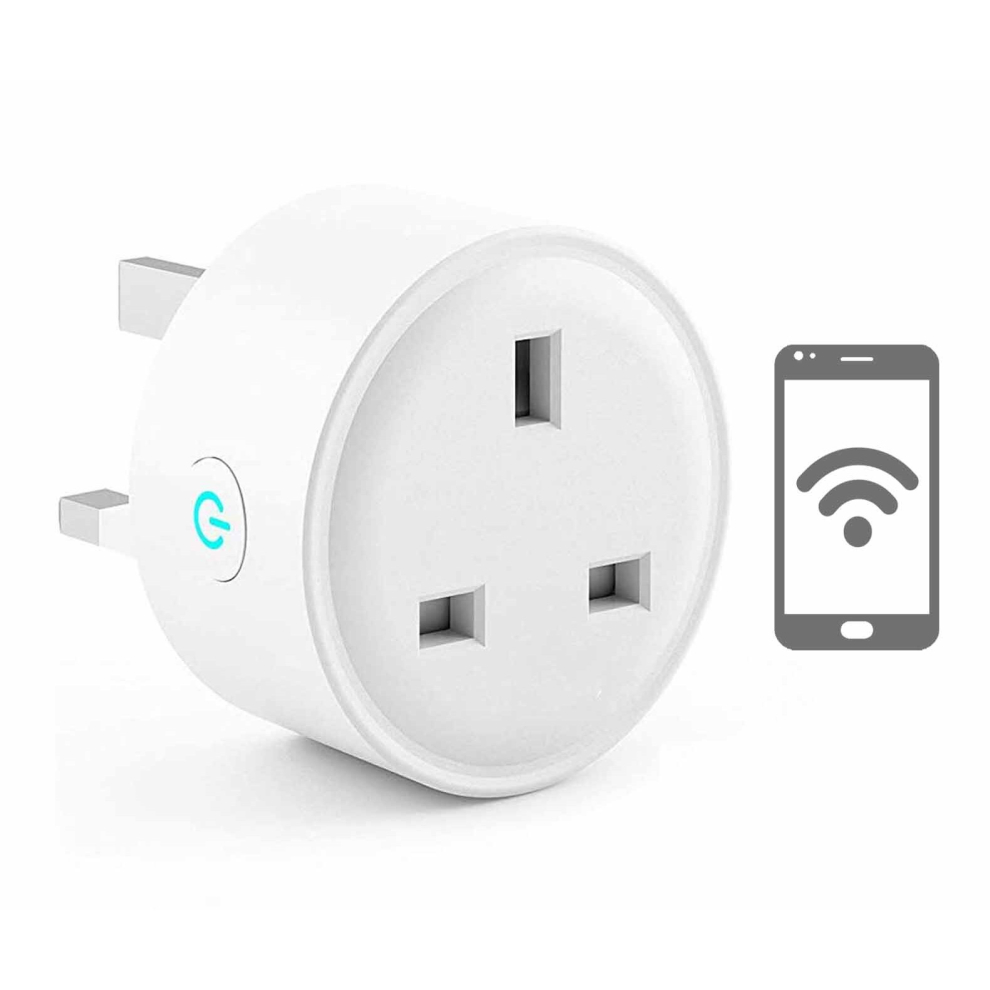 (1 Pack) Smart Timer Plug-in  Socket Outlet Wifi Wireless Compatible with Alexa, Google Home