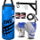 (BLUE) 2ft Kids Punch Bag Filled Boxing Training Set 1