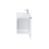 Bathroom Vanity Unit with Basin 400 Sink Wall Cabinet White Gloss Avir 8