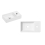 Bathroom Vanity Unit with Basin 400 Sink Wall Cabinet White Gloss Avir 10