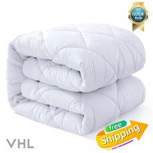(Single Size - 90 x 190 x 25 cm) Luxury Quilted Mattress Protector Fitted Bed Cover Anti Allergy Matress All Size
