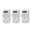 Lowenergie (3 Pack) Lowenergie 7 Day Programmable Digital Plug-in Electronic Timer Socket 12-24 Hour 1