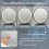 Casart Dressing Vanity Table Stool Set W/ 3-Color Lighted Mirror &Drawer Chest 6