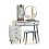 Casart Dressing Vanity Table Stool Set W/ 3-Color Lighted Mirror &Drawer Chest 1