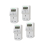 Lowenergie (4 Pack) Lowenergie 7 Day Programmable Digital Plug-in Electronic Timer Socket 12-24 Hour 1