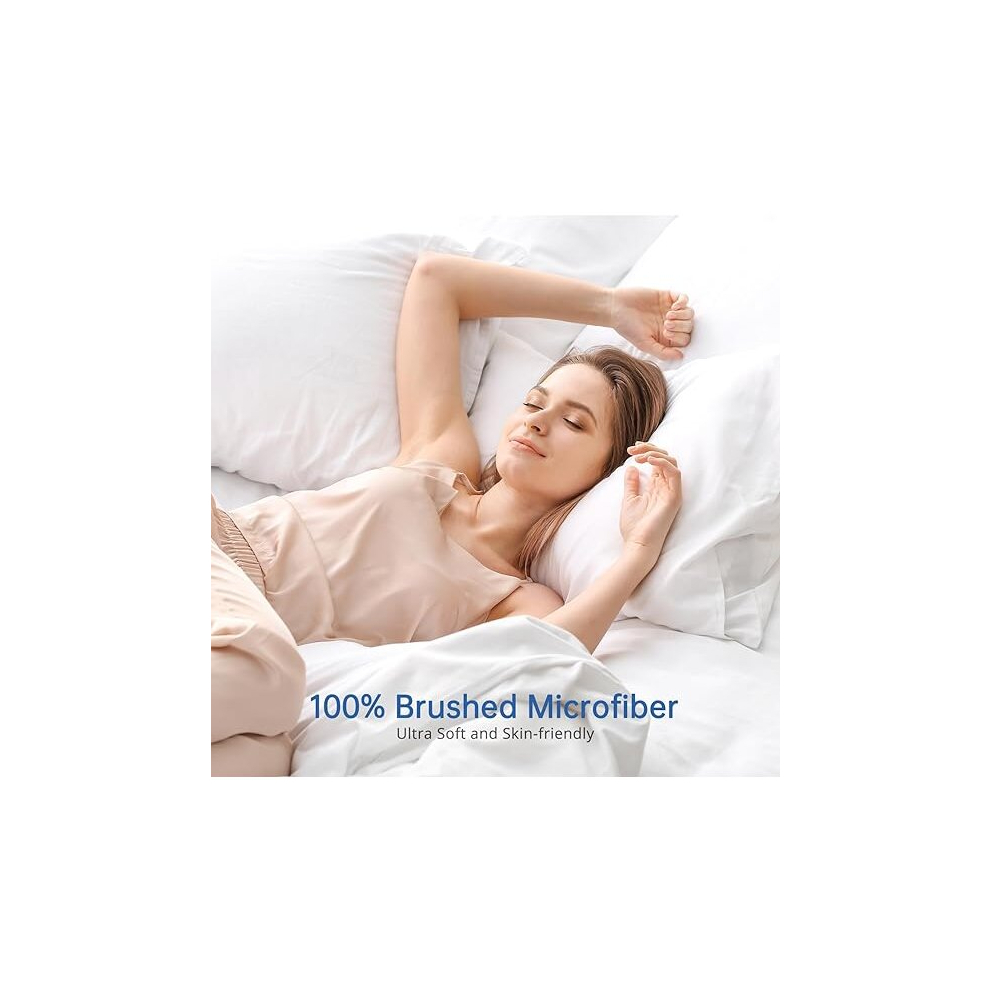 Imperial Rooms (- Plain Dyed Duvet Cover) King Duvet Cover Plain Reversible 3Pcs Bedding Set White