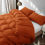 Imperial Rooms (Rust- Plain Dyed Duvet Cover) King Duvet Cover Plain Reversible 3PCS Bedding Set 3