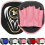(Pink/Black) Boxing Focus Pads Punching Mitts Punch Pads 1