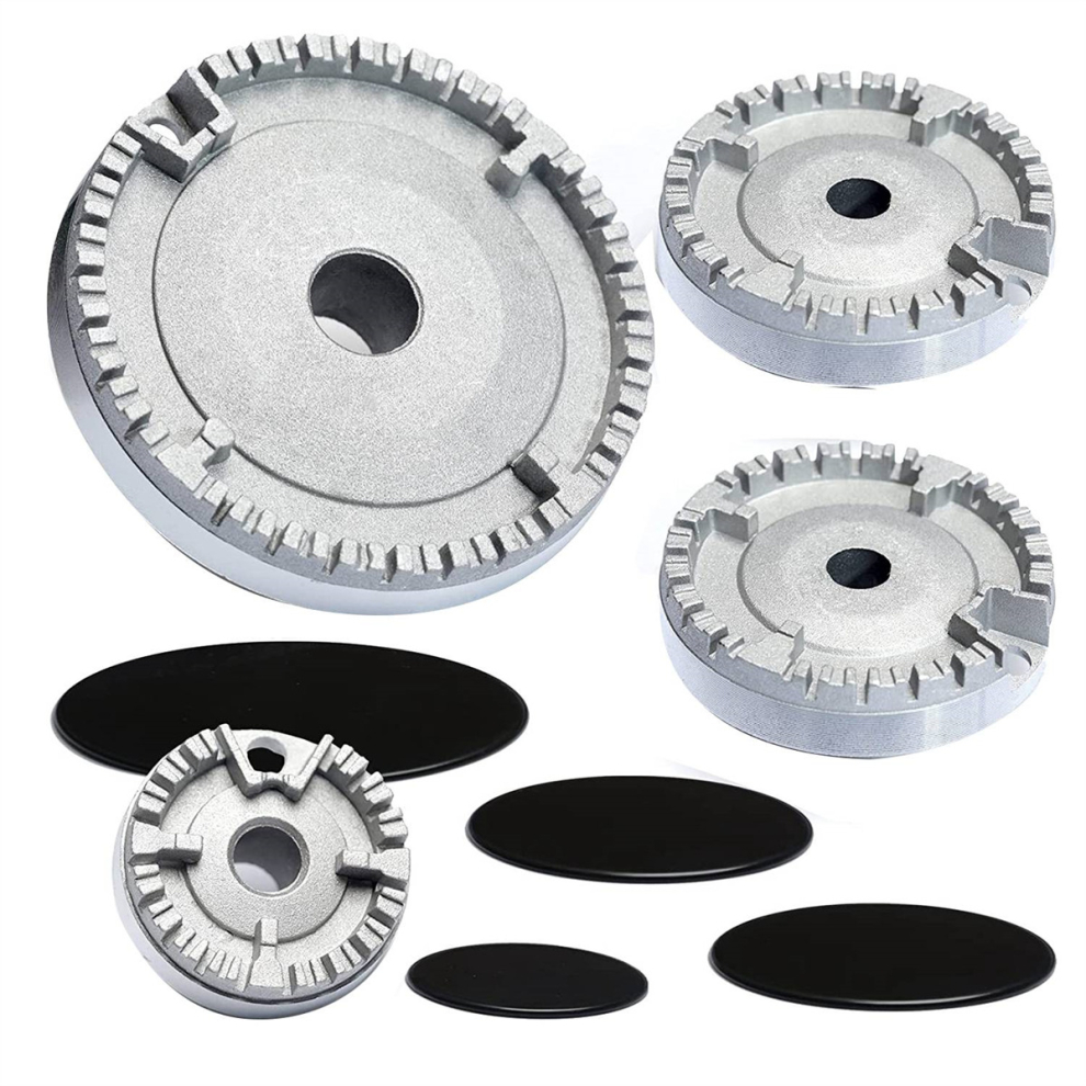 Torribaly Cooker Hat Set Stove Lid Upgraded, Oven Gas Hob Burner Crown Flame Cap, Gas Burner Flame Cap Fits Most Gas Stove Burners