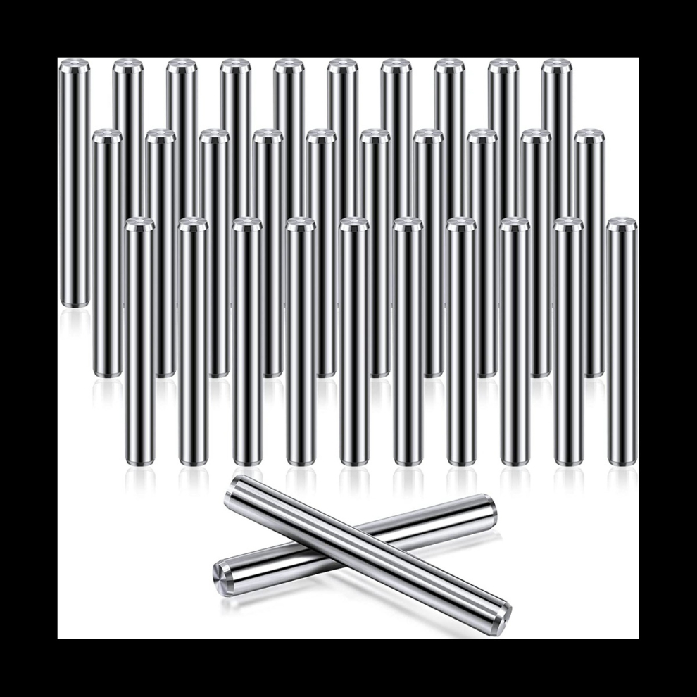 32 Pieces 5 mm x 40 mm Shelf Brackets Pegs Shelves Dowel Pins Stainless Steel Shelf Pins Metal Bookshelf Pegs Support