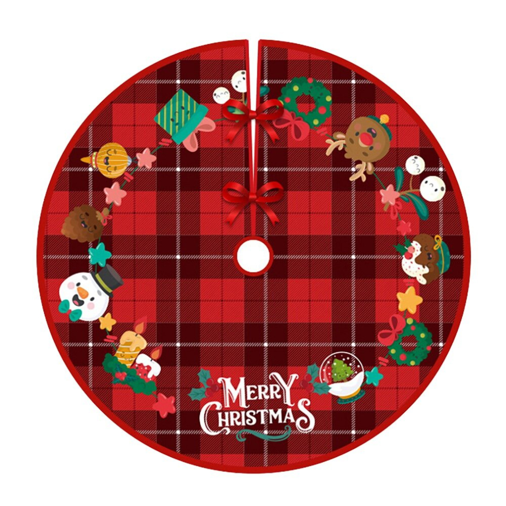Christmas Tree Skirt Carpet Floor Mat Outdoor Blanket Xmas Floor Mat Cover Home Party New Year Decoration, H-image-OPC-PCNHSHG-NEW