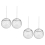 Set of 4 Disco Ball Cup Glitter Flash Ball Cocktail Cup Tea Bottle Party Supplies Unique for Party Drinking Beverage C 1
