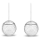 Set of 4 Disco Ball Cup Glitter Flash Ball Cocktail Cup Tea Bottle Party Supplies Unique for Party Drinking Beverage C 2