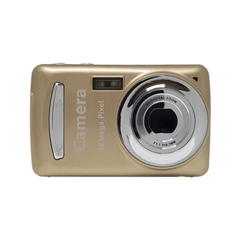 Digital Camera,Portable Cameras 16 Million Hd Pixel Compact Home Digital Camera For Kids Teens Seniors Golden 4764244430653