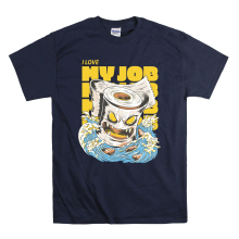 (Small, Navy) Toiler Paper I Love My Job Labor Day Men Women Unisex Top T Shirt