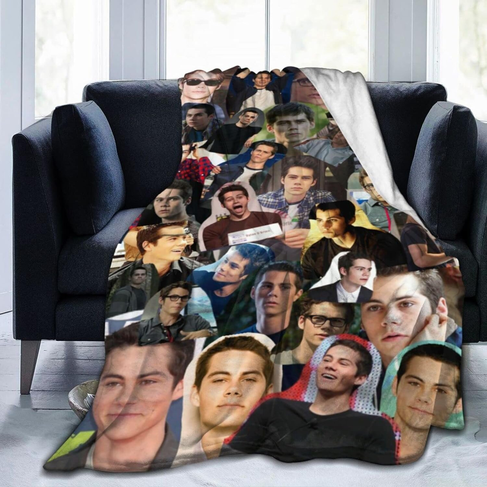 (200CM X 150CM) Dylan O'Brien Fleece Throw , Ultra Soft Cozy Luxury Fuzzy  for Couch Bed Sofa, Lightweight Warm Plush s Bedding for All Season 60X50 i