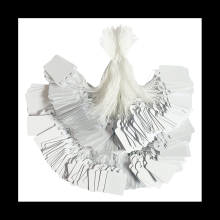 1000Pc Price Tags with String Attached White Marking Tag