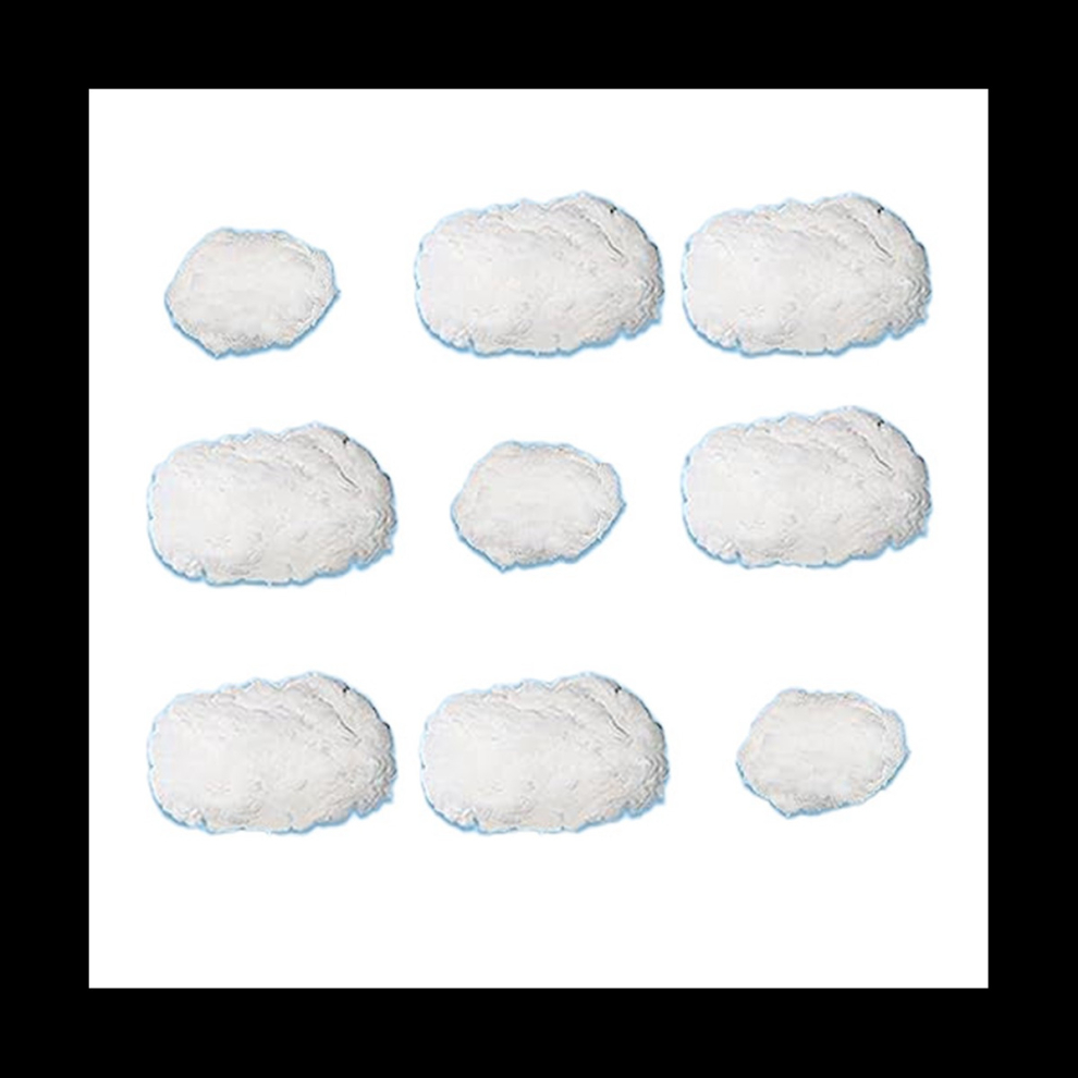 9Pcs Clouds Decorations For Ceiling, Cotton Simulation Hanging Cloud Decoration, 3D Artificial Clouds Props 4763391281620