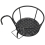 Metal Flower Holder Shelf Stand Hanging Pots Basket Plant Garden Wall Storage 5