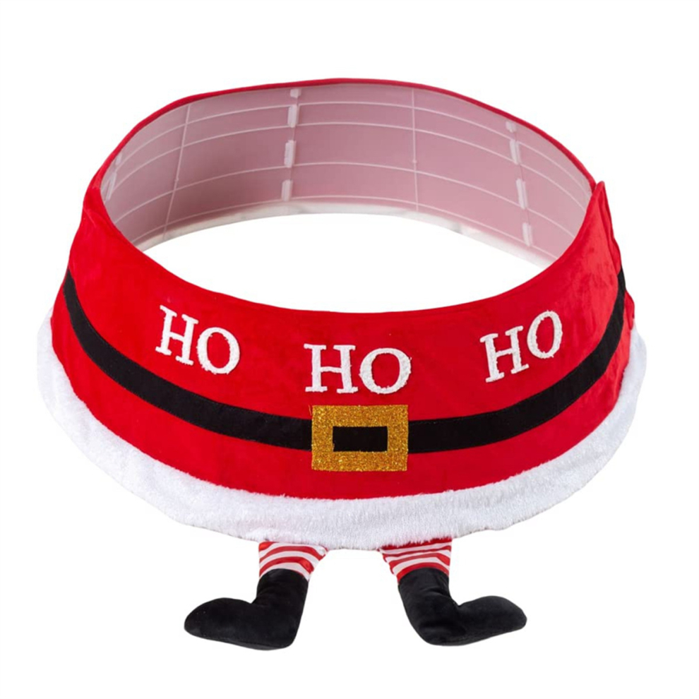 Christmas Tree Skirt 21-30In Plush Xmas Tree Base Cover Seasonal Deco-image-OPC-PCNR2K7-NEW