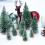 25PCS Miniature Artificial Christmas Trees 5 Sizes,with Wooden Base 4