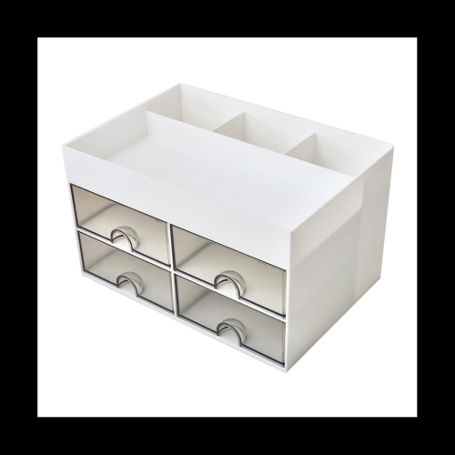 Multifunctional Desk Organizer, Desk Organizer with 4 Drawers
