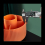 Desk Pencil Pen Holder 360¡ã Rotating Pencil Organizers - Orange 5