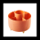 Desk Pencil Pen Holder 360¡ã Rotating Pencil Organizers - Orange 1