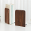 Walnut Wood Book Ends, Heavy Duty Bookends 5