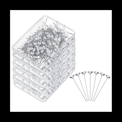 1000 Pcs Corsage Boutonniere Pins 1.5 Inch Bouquet Pins Flower Pins