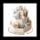 9 Slots 360-Degree Spinning Pencil Pen Desk Organizers (White) 2