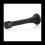 12 Pack Black Spring Door Stops, Flexible Spring Door Stopper with Low Mounted Black Rubber Bumper Tips 6
