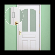 2-Pack Aluminum Security Door Lock – 800lb Reinforcement for Inward-Swinging Doors, 1-Second Unlock, Childproof & Tamper-Resistant
