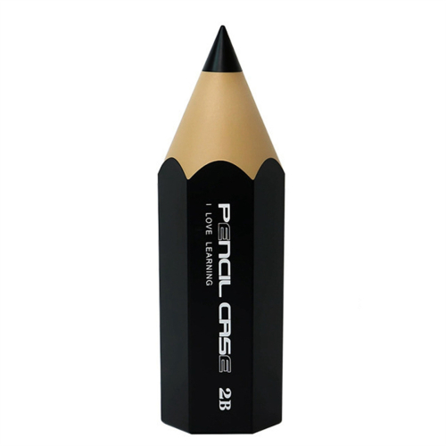 Pencil Shaped Pen Holder for Desk Dustproof Desktop Organizer Case