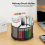 360-Degree Rotate Pencil Holder,Desktop Pencil Cup 4