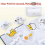 Mini Printer Paper for Inkless Bluetooth Printer 57mm x 30mm, 6 Rolls 6
