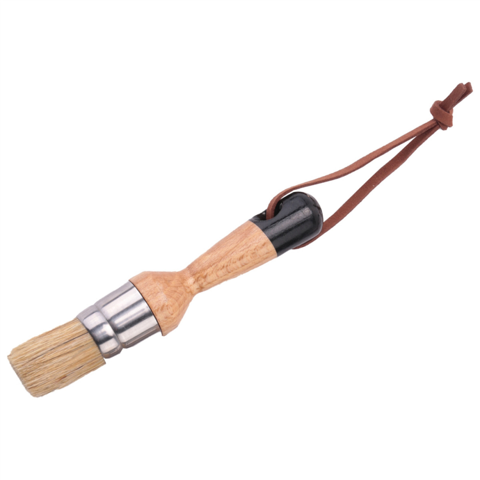 3Pack Chalk And Wax Paint Brushes Bristle Stencil Brushes For Wood Furniture Home Wall Decor 4763391291100