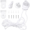 Roller Blind Fittings Kit, Roller Blinds Brackets with Beaded Chain, Curtain Roller Accessories for Windows Replacement 1