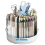 360 Degree Rotation Pen Holder, 6 Slots for Desk, Desk Organizers 7