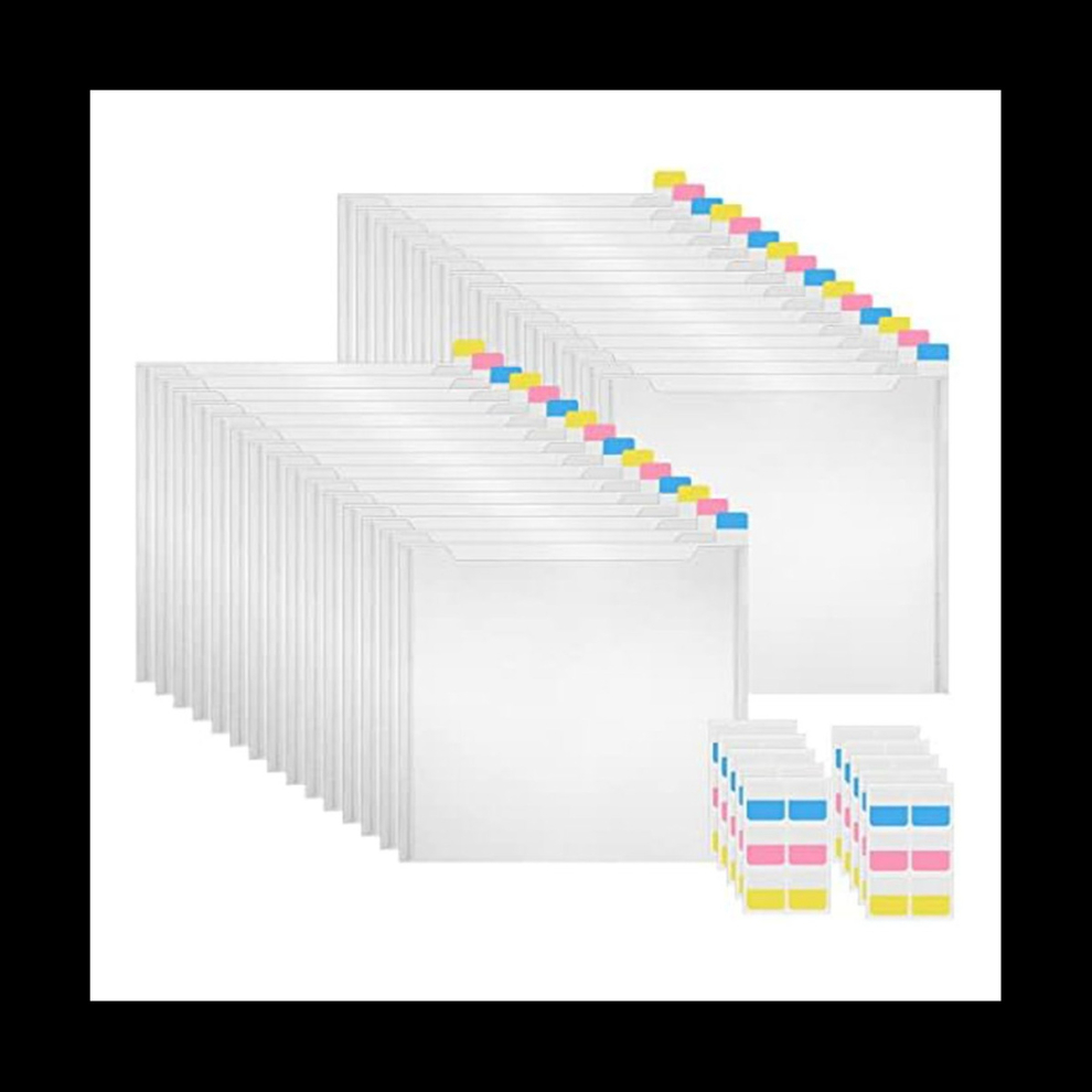 30 Piece Paper Storage Box, with Adhesive for Vinyl Paper File Photos