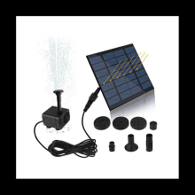 Solar Hydroponics Submersible Pump Multifunctional with 7 Nozzles Water Pump Filter Decorative Props Portable