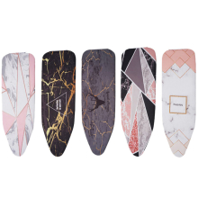 140x50CM Fabric Marbling Ironing Board Cover Protective Press Iron Folding for Ironing Cloth Guard Protect Delicate Garment Easy Fitted 3