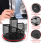 Pen Holder for Desk, Mesh Desk Organizer, 360 Degree, 5 Compartments 4